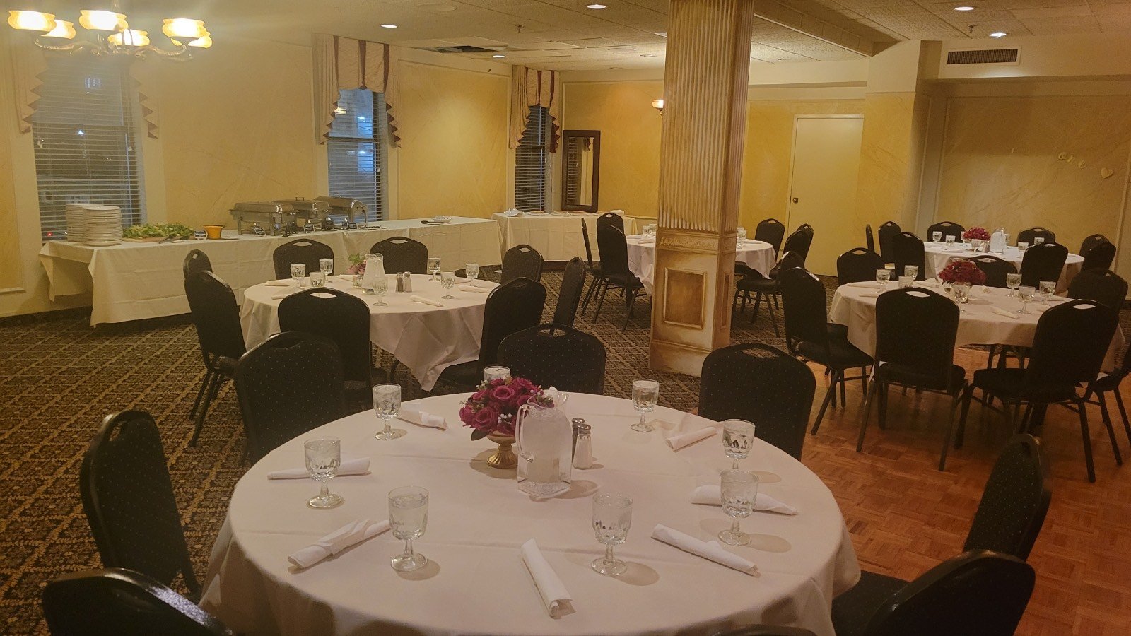 Banquet hall at Martha's Exchange